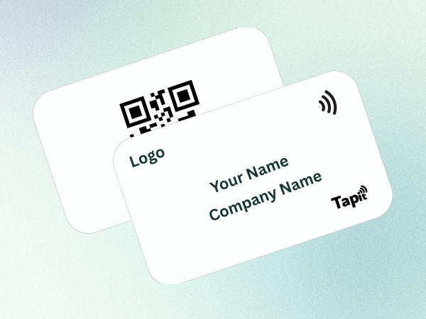 PVC White NFC Digital Business Card Custom